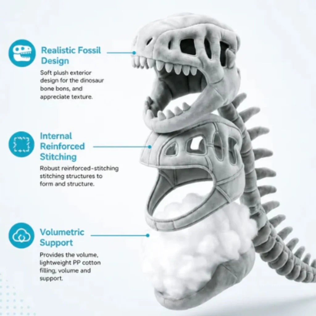 EVERZA 3D DINASAUR SKELETON COSTUME